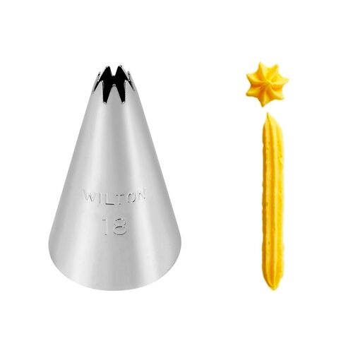 WILTON DÜSE #18 - KARDIERTER OFFENER STERN