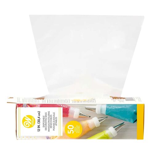 WILTON EINWEG-SPRITZBEUTEL - 30 CM (50 U)