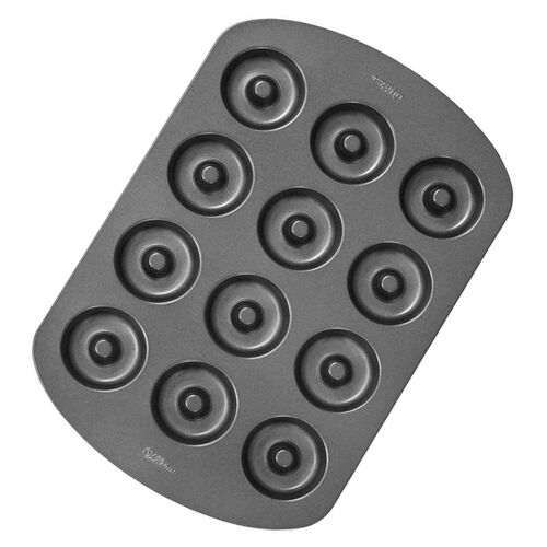 WILTON BACKFORM FÜR MITTELGROSSE DONUTS – 12 MULDEN