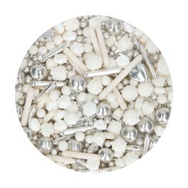 FUNCAKES 3D SPRINKLES - SILVER LINING 70 G