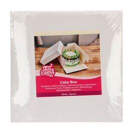 FUNCAKES WEISSE KUCHEN BOX - 20 CM