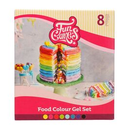 FUNCAKES SET 8 GEL DYES