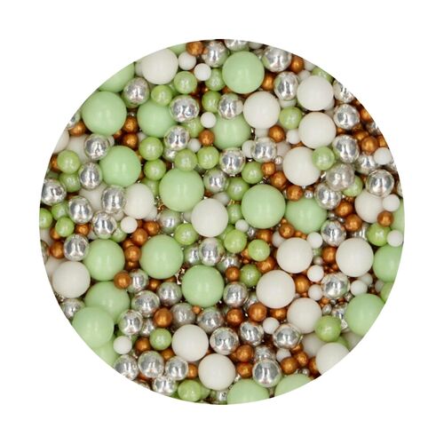FUNCAKE WEICHE ZUCKER-PERLEN - MIX "BOTANICAL BLISS" 80 G