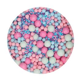 FUNCAKE WEICHE ZUCKER-PERLEN - MIX "BUBBLEGUM POP" 80 G