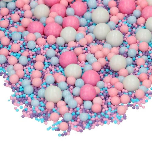 FUNCAKE WEICHE ZUCKER-PERLEN - MIX "BUBBLEGUM POP" 80 G