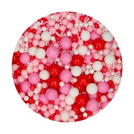 FUNCAKE WEICHE ZUCKER-PERLEN - MIX "CRAZY IN LOVE" 80 G