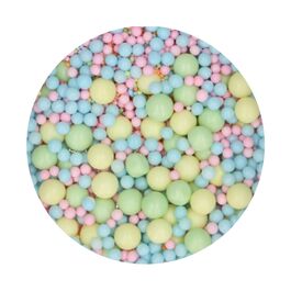 FUNCAKE WEICHE ZUCKER-PERLEN - MIX "PASTEL PERFECT" 80 G