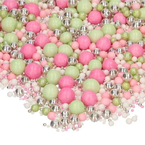 FUNCAKE WEICHE ZUCKER-PERLEN - MIX "ROSE GARDEN" 80 G