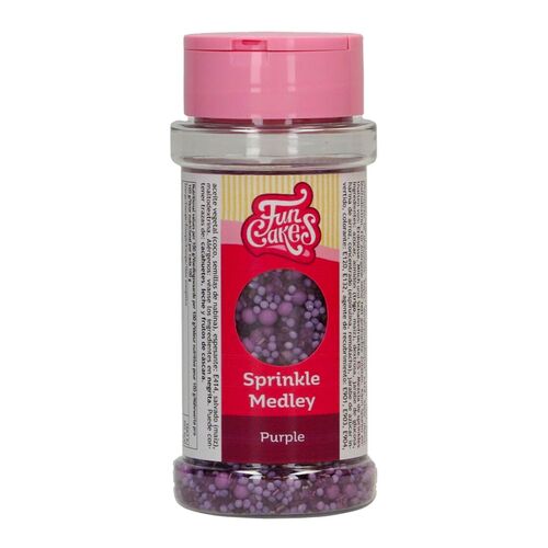 FUNCAKES SPRINKLES - PURPLE MIX 70 G