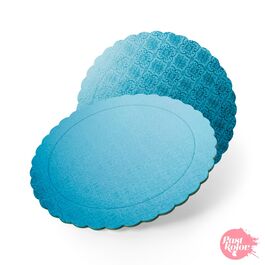 RUNDE TORTENUNTERLAGE - BLAU 25 CM Ø UND 3 MM DICK