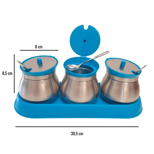 KÜCHENUTENSILIEN-SET - BLAU