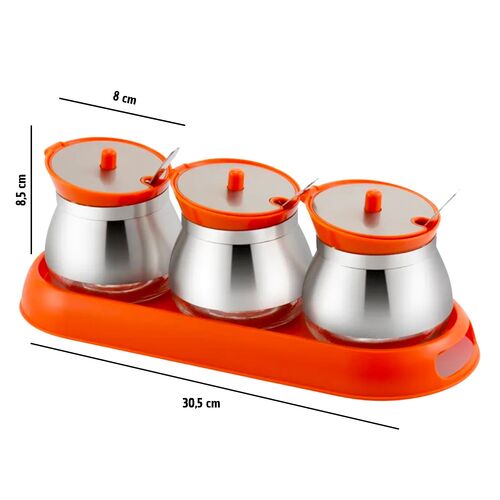 KÜCHENUTENSILIEN-SET - ORANGE