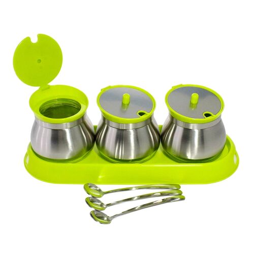 KÜCHENUTENSILIEN-SET - GRÜN