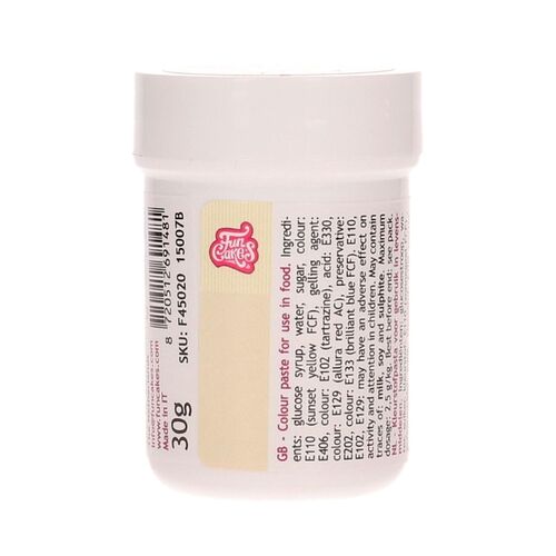 [MHD] FUNCAKES LEBENSMITTELFARBE IN PASTE - IVORY 30 G