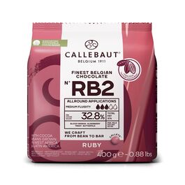 CALLEBAUT RUBY SCHOKOLADEN CALLETS 400 G