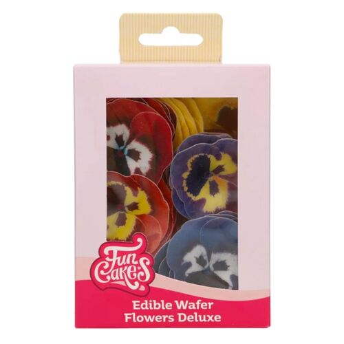 FUNCAKES OBLATENBLUMEN - KLEINE STIEFMÜTTERCHENBLÜTEN MIX