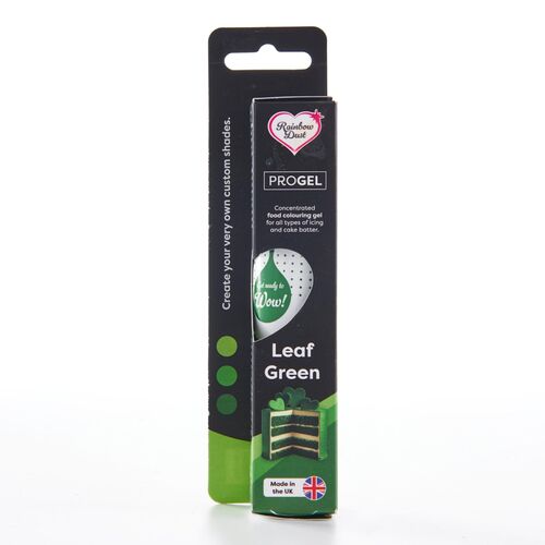 RAINBOW DUST GEL-FARBSTOFF "PROGEL" - LEAF GREEN 25 G