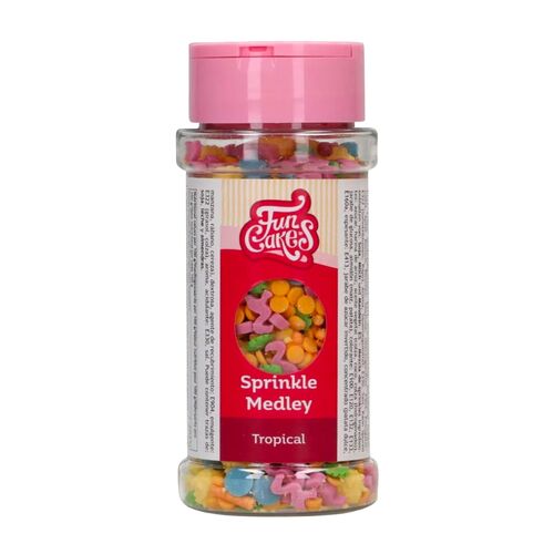 FUNCAKES SPRINKLES - TROPICAL MIX 60 G