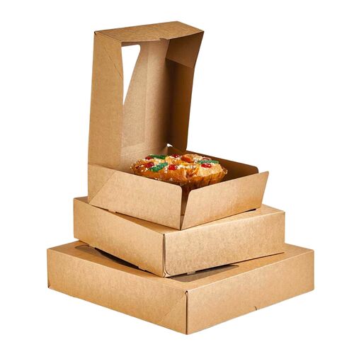 KRAFT-BOX FÜR SPANISCHEN KÖNIGSBROT - 26 X 8 CM