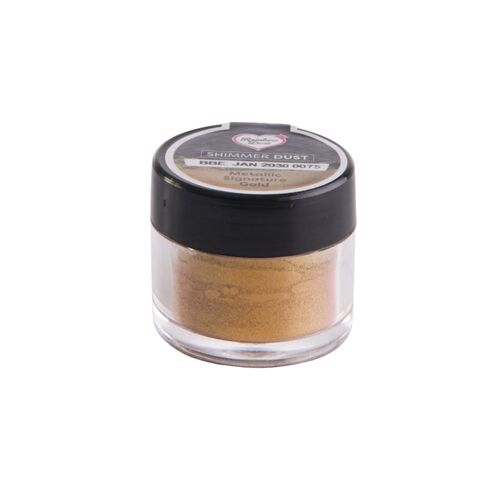 RAINBOW DUST GLITZER LEBENSMITTLEFARBE IN PULVERFORM - SIGNATURE GOLD (3 G)