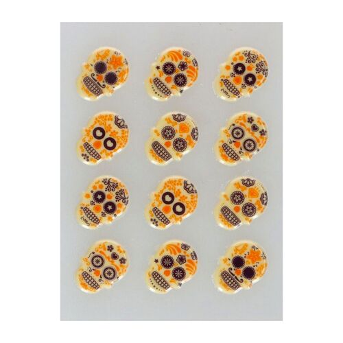 FUNCAKES SCHOKODECORATIONEN – TAG DER TOTEN TOTENKÖPFEN