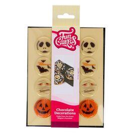 FUNCAKES SCHOKODECORATIONEN – HALLOWEEN-MIX (Ø 3,8 CM)