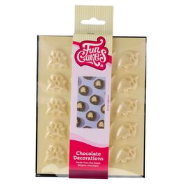 FUNCAKES SCHOKODECORATIONEN - WEISSE GEISTER