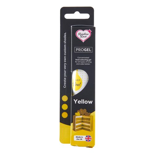 RAINBOW DUST GEL-FARBSTOFF "PROGEL" - YELLOW 25 G