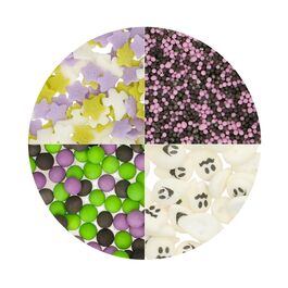 WILTON 4 IN 1 SPRINKLES - MIX SPOOKY HALLOWEEN