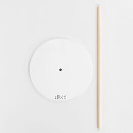 DASBI HOLZKUCHENPLATTE SET (Ø 25 CM - 9 MM DICK) + STÖCKE 50 CM (2 STÜCK)