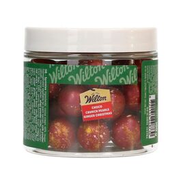 WILTON KNUSPRIGE SCHOKOPERLEN - GINGER CHRISTMAS (100 G)