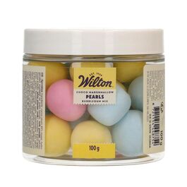 WILTON KNUSPRIGE SCHOKOPERLEN - BUBBLEGUM MIX (100 G)