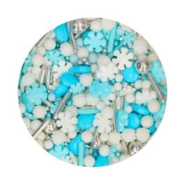 FUNCAKES 3D SPRINKLES - FROSTY WINTERS (70 G)