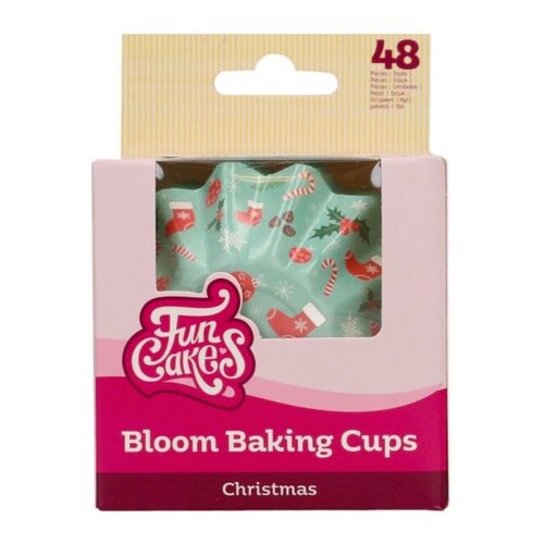 FUNCAKES  "BLOOM" CUPCAKES EINWEGFORMEN - WEIHNACHTEN