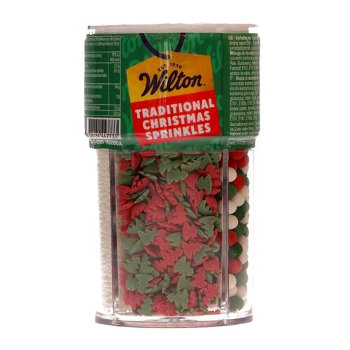 SPRINKLES 4 IN 1 WILTON - MIX TRADITIONAL CHRISTMAS