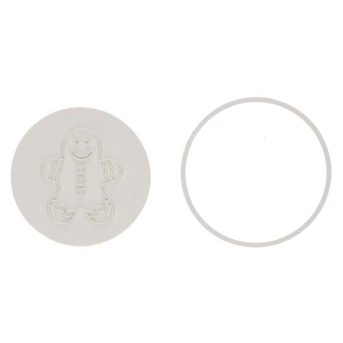 WILTON KEKSAUSSTECHFORM + STEMPEL - LEBKUCHENMANN