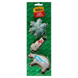 WILTON AUSSTECHFORMEN SET - SCHNEEFLOCKEN / SCHNEEMÄNNER / EISBÄREN
