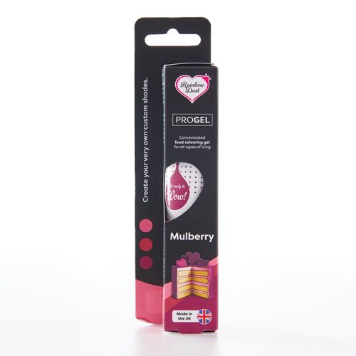 RAINBOW DUST GEL-FARBSTOFF "PROGEL" - MULBERRY 25 G