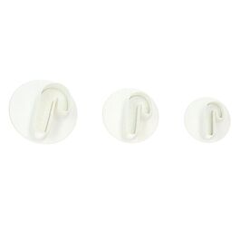 WILTON 3 AUSTECHFORMEN SET MIT AUSWERFER - ZUCKERSTÄBCHEN