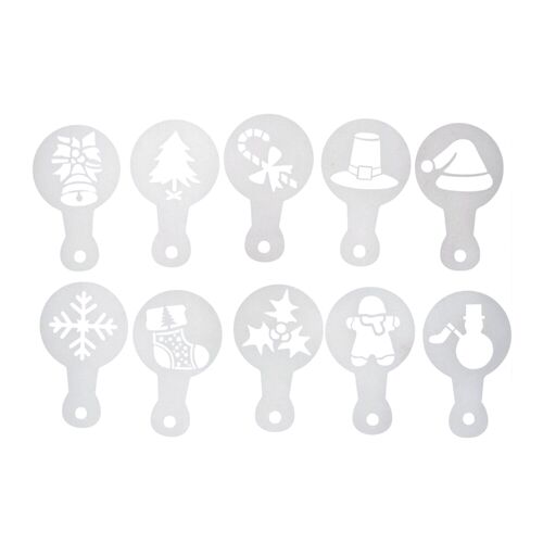 WILTON DEKORIER SCHABLONEN SET - WEIHNACHTEN