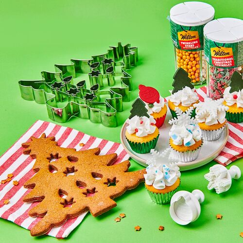 WILTON XXL-KEKSAUSSTECHFORM AUS STAHL - WEIHNACHTSBAUM