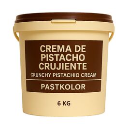 PASTKOLOR CREME - CRUNCHY PISTACHO (12 %) 6 KG