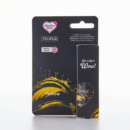 RAINBOW DUST FLÜSSIGFARBSTOFF "FLO" - YELLOW 19 ML