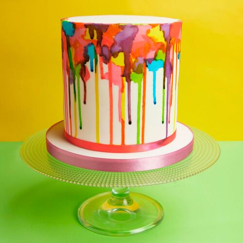 RAINBOW DUST FLÜSSIGFARBSTOFF "FLO" - YELLOW 19 ML