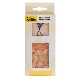 WILTON ESSBARE-WAFFELSCHMETTERLINGE - ROSA OMBRE