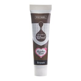RAINBOW DUST GEL-FARBSTOFF "PROGEL" - BROWN 25 G
