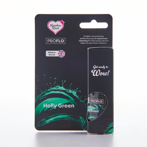 RAINBOW DUST FLÜSSIGFARBSTOFF "FLO" - HOLLY GREEN 19 ML