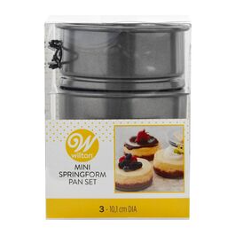 WILTON SET - 3 MINI-METALLBACKFORMEN