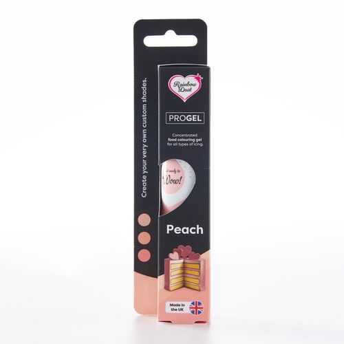 RAINBOW DUST GEL-FARBSTOFF "PROGEL" - PEACH 25 G